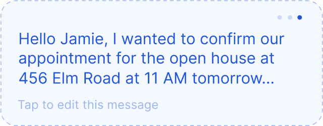 Suggested message example 3